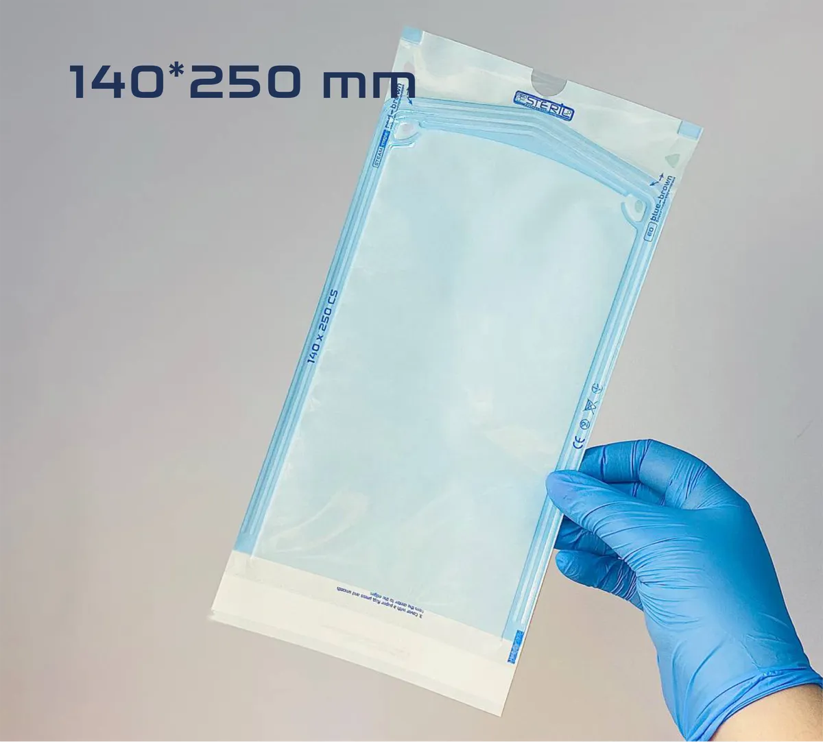 ProSteril Sterilization pouch STEAM 140x250 200 pcs